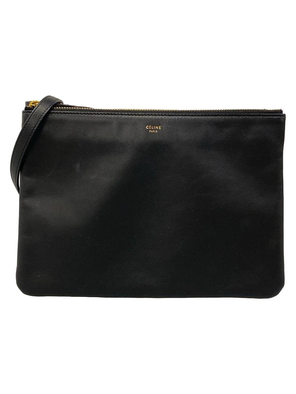 Celine Trio Large Black Leather #339851C83B